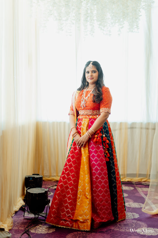 Multi Colour Lehenga