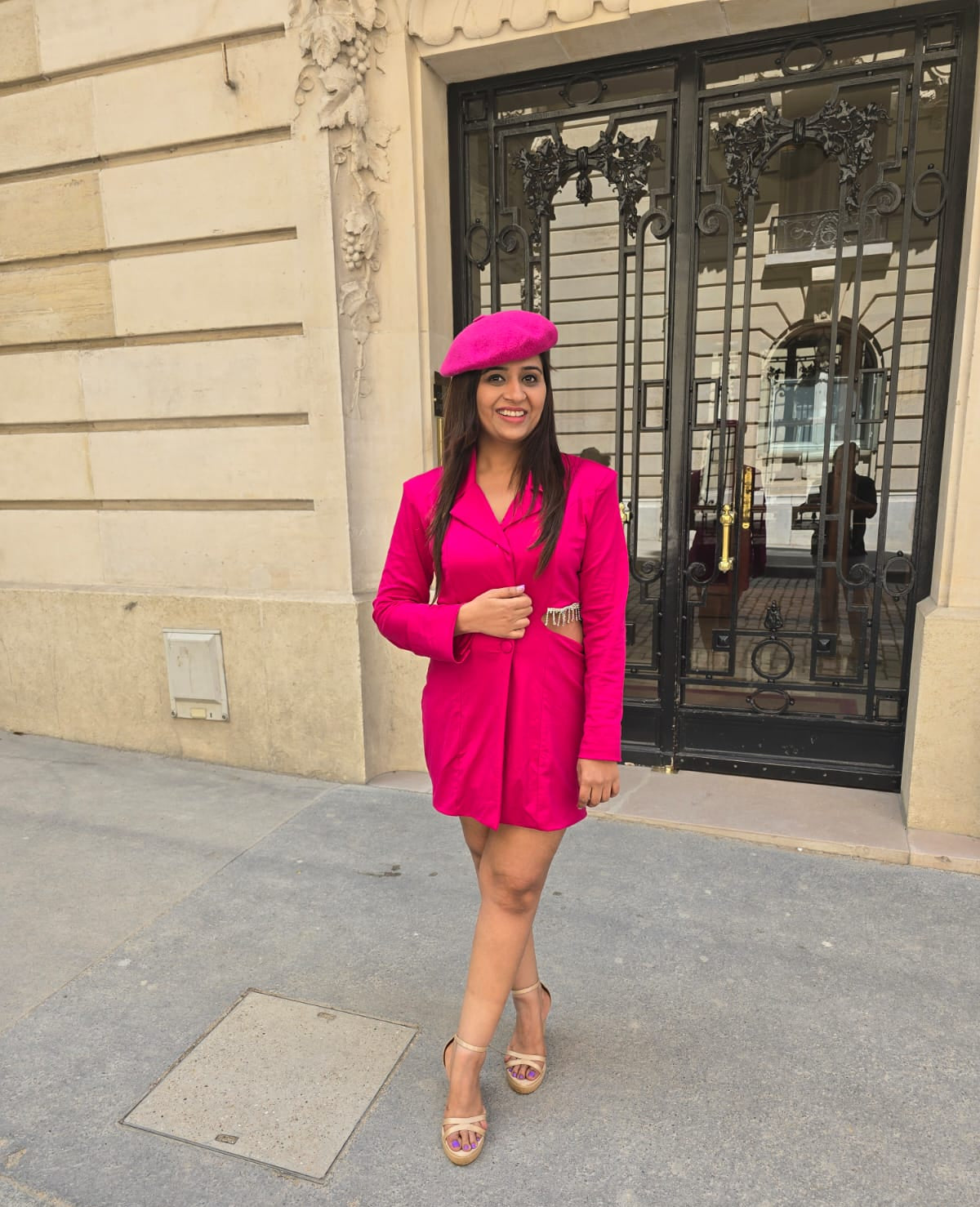 Hot Pink Short Dress