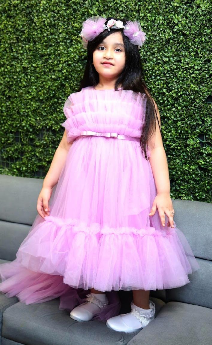 Lilac Tulle Dress