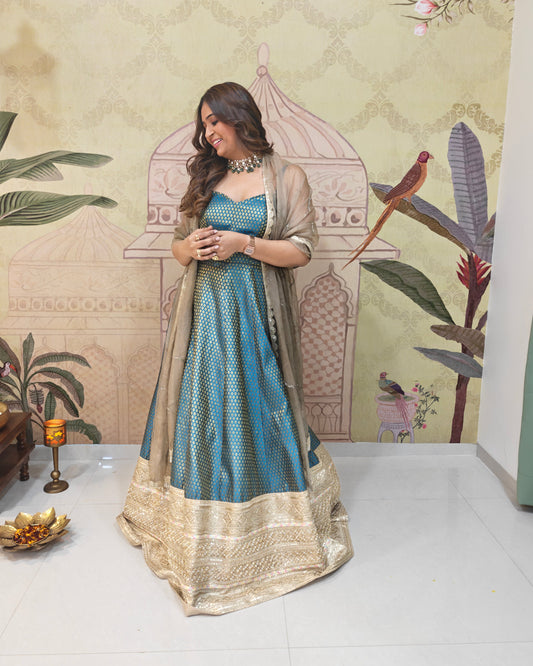 Banarasi Floor Length Outfit