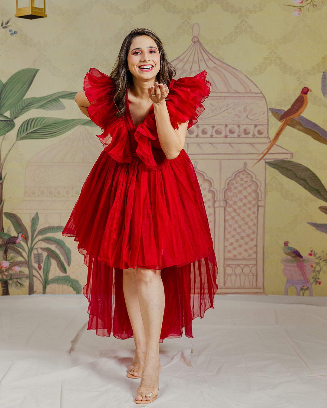 Red Tulle Dress